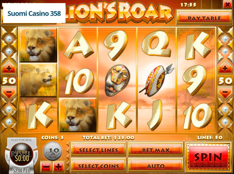 Play 50 lions slot machine online free