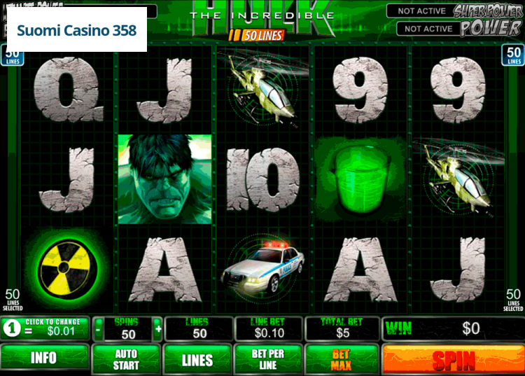 The Incredible Hulk 50 lines