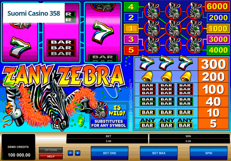 Zany Zebra