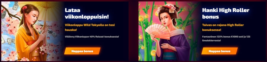 wild tokyo bonuskoodi