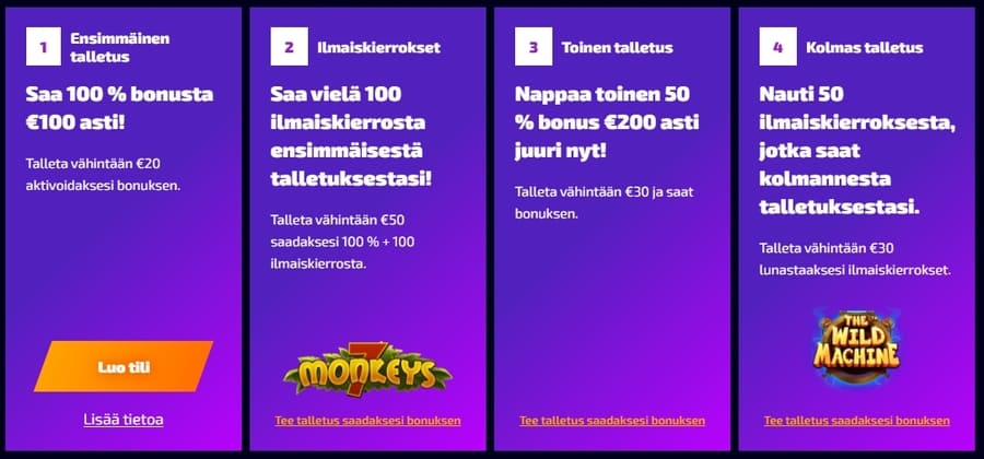 wild tokyo tervetuliaisbonus