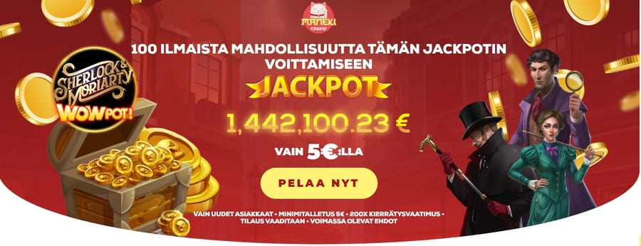 maneki casino 5€ suomi